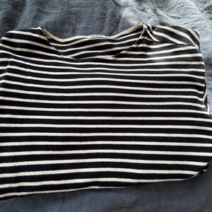 Buck Mason CATALINA BRETON TEE Women’s Size L, Black/Natural, EUC